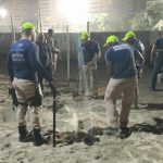 Fiscais da Seop fazem fiscalização na areai de Copacabana