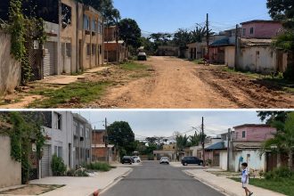antes e depois