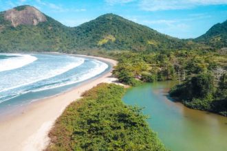 Área de Proteção Ambiental de Tamoios, que pode ser afetado pelo decreto de Castro