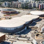 Complexo de Arenas do Parque Olímpico da Barra, incluído na concessão que teve o leilão adiado pela Prefeitura do Rio após ajustes no edital.