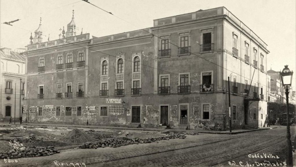 cadeia velha que deu origem a camara dos deputados de 1919 augusto malta