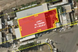 A Prefeitura do Rio vai leiloar um terreno de 1.184,20 m² em Del Castilho, na Zona Norte da cidade, com lance mínimo fixado em R$ 5,9 milhões.