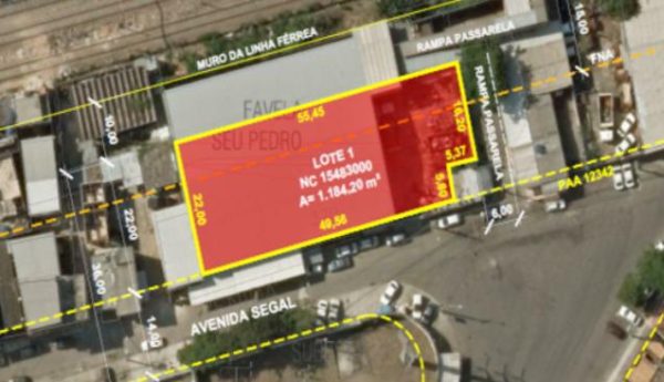A Prefeitura do Rio vai leiloar um terreno de 1.184,20 m² em Del Castilho, na Zona Norte da cidade, com lance mínimo fixado em R$ 5,9 milhões.