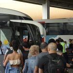 Turistas na Rodoviária do Rio