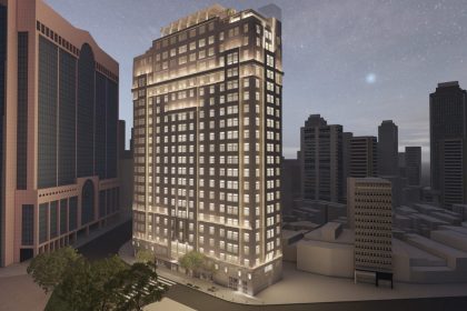 Imagens de como ficará edifício a Noite após retorfit