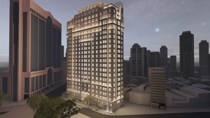 Imagens de como ficará edifício a Noite após retorfit