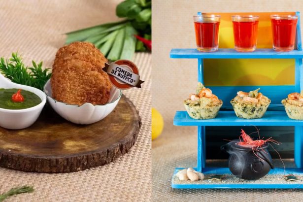 Imagem de opções gastronômicas do Comida di Buteco no Rio de Janeiro