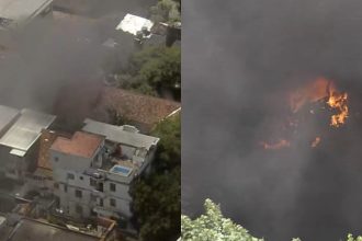 Incêndio em galpão