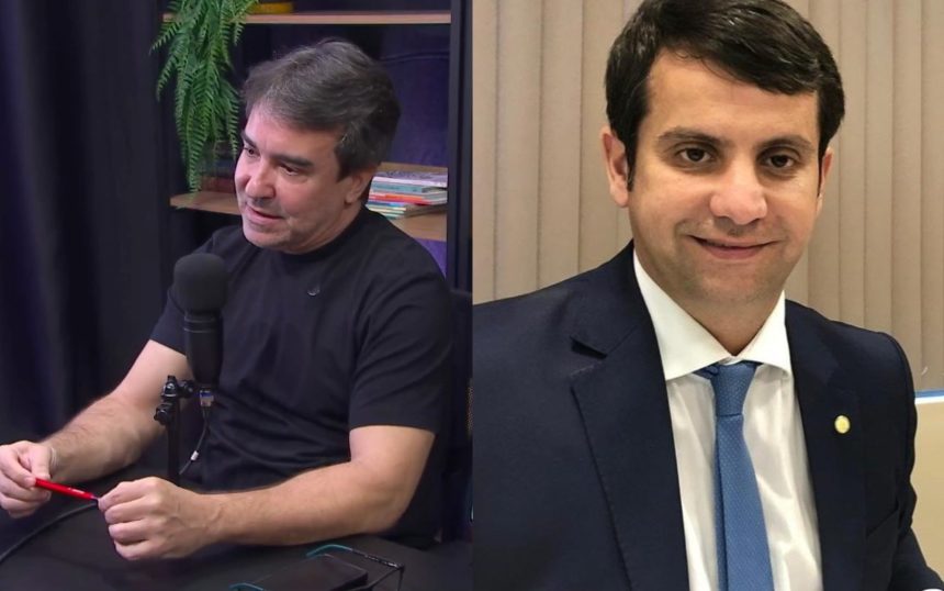 Ex-prefeito de Mesquita, Jorge Miranda, e deputado Dr. Luizinho