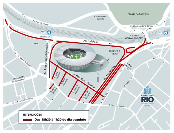 CET-Rio monta operação especial de trânsito para jogo da Libertadores, no Maracanã, nesta quinta-feira (16) 66 CET-Rio monta operação especial de trânsito para jogo da Libertadores, no Maracanã, nesta quinta-feira (16)