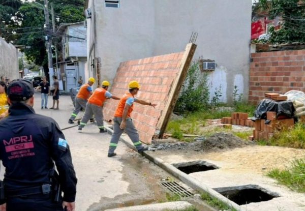 Operação conjunta: MPRJ e Prefeitura de Niterói derrubam construção irregular erguida às margens da lagoa de Piratininga