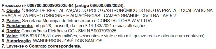 É ouro! Prefeitura inicia revitalização do Rio da Prata com investimento de R$ 6,6 milhões 62 rio da prata