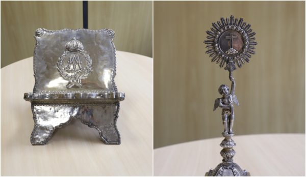 O atril e o porta-paz foram restituídos à Igreja de Nossa Senhora da Lapa dos Mercadores.