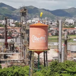 Imagens de refinaria Refit, do Grupo Fit, líder de débitos com ICMS