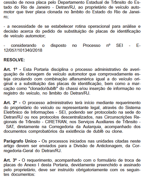 Detran-RJ cria novas regras para procedimentos de combate à clonagem de veículos 63 Captura de tela 2026 05 11 135345