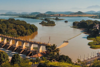 Lagoa do Guandu, em Nova Iguaçu, onde Inea realiza projetos