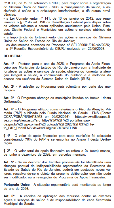 Governo do estado do Rio anuncia envio de R$ 650 milhões em ações de saúde nos municípios após mudança em regra de repasse 63 Captura de tela 2026 05 25 103121