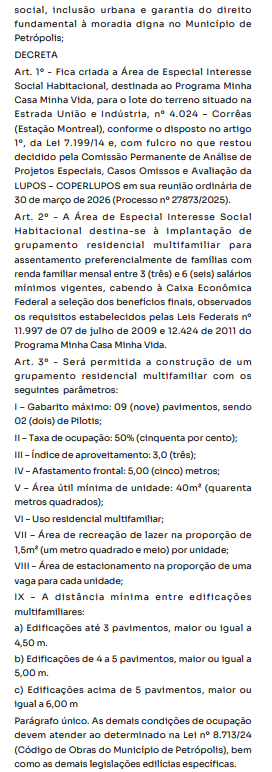Prefeitura de Petrópolis autoriza condomínio do Minha Casa Minha Vida em terreno de antiga garagem de ônibus 63 Captura de tela 2026 05 27 140006