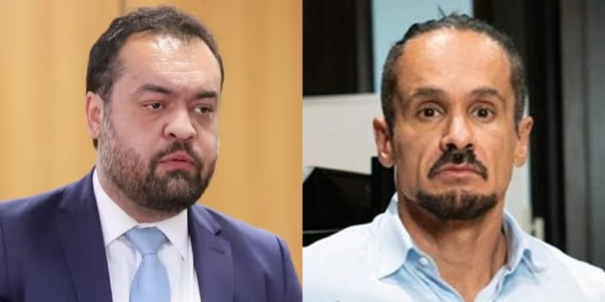 ex-governador Cláudio Castro e empresário Ricardo Magro, dono da Refit