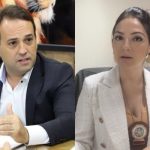 André Português e a delegada Thaianne Moraes