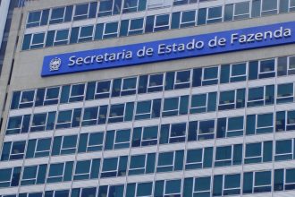 Fachada da sede da Secretaria de Estado de Fazenda (Sefaz)