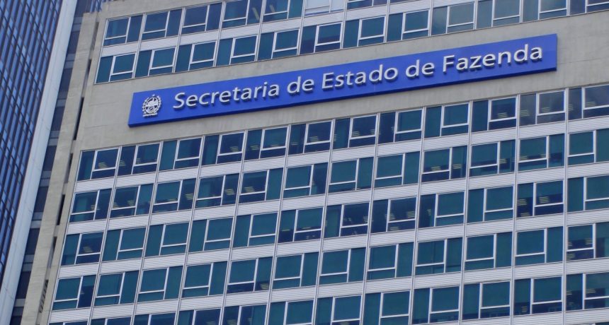 Fachada da sede da Secretaria de Estado de Fazenda (Sefaz)