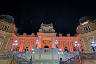 Fachada do Palácio Guanabara, sede do governo do estado do Rio, onde foram exonerados os servidores