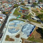 Vista aérea do Parque Realengo Susana Naspolini, na Zona Oeste; prefeitura assinou contrato de R$ 83,3 milhões para expansão do espaço, cuja obra deve durar cerca de dois anos. — Foto: Divulgação/Prefeitura do Rio
