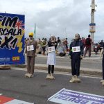 manifestação do CTB e do Sindicato em Copacabana pelo fim da escala 6x1
