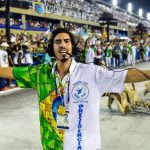 Gabriel David, presidente da Liesa, na Sapucaí: presidentes de escolas querem que ele fique