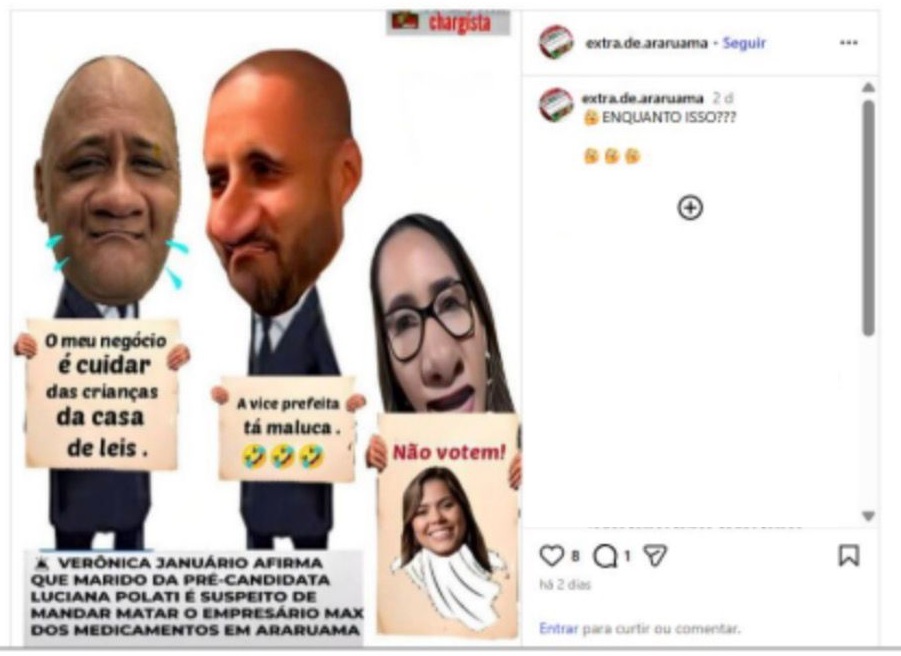 Charge denunciada por Luciana Polati