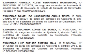 Secretário da Casa Civil faz a ‘limpa’ e exonera 116 servidores do governo do estado do Rio 74 WhatsApp Image 2026 05 11 at 09.22.06