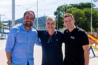 Cláudio Castro, Washington Reis e Netinho Reis