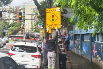 Radar começou a ser instalado na Rua Marquês de São Vicente, na Gávea