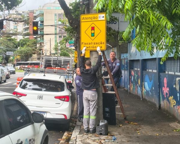 Radar começou a ser instalado na Rua Marquês de São Vicente, na Gávea