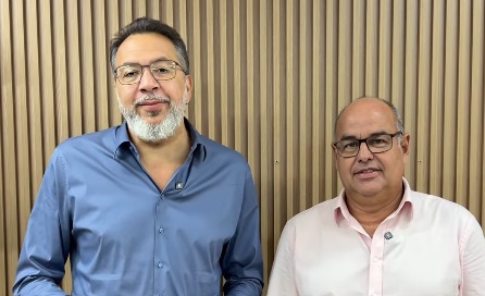 Wellington José com Márcio Canella, do União Brasil: suplente será convocado pela Alerj