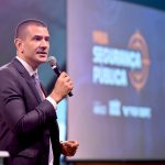 Douglas Ruas durante evento na FGV sobre segurança pública e lançamento de MBA promovido pelo União Brasil e Instituto Índigo.