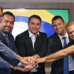A chapa lançada em fevereiro, com Márcio Canella (União), Cláudio Castro (PL), Flávio Bolsonaro (PL), Douglas Ruas (PL) e Rogério Lisboa (PP)