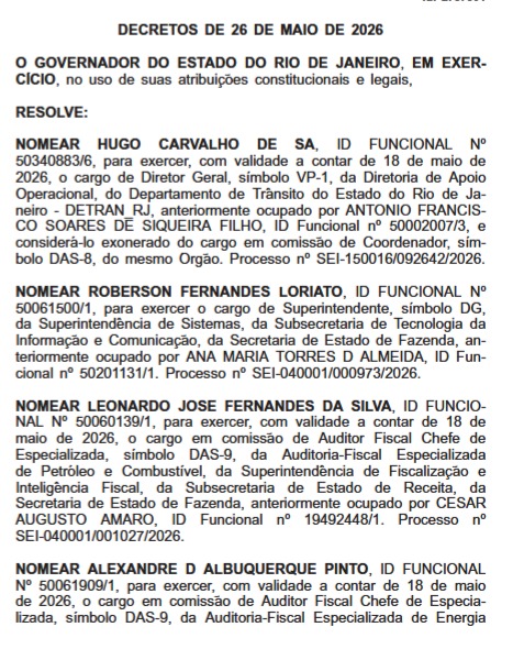 Caneta da bondade: Ricardo Couto economiza nas demissões e nomeia novos chefes na Secretaria de Fazenda 62 WhatsApp Image 2026 05 27 at 08.16.16