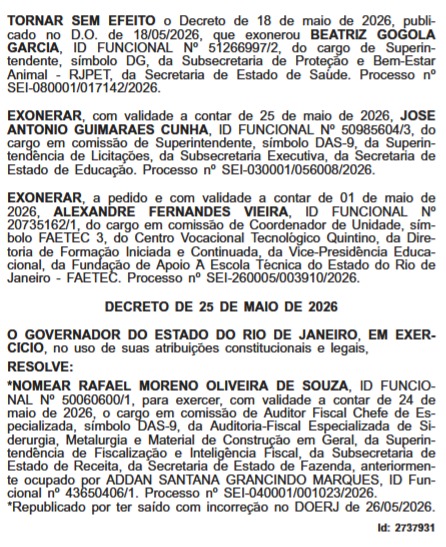 Caneta da bondade: Ricardo Couto economiza nas demissões e nomeia novos chefes na Secretaria de Fazenda 64 WhatsApp Image 2026 05 27 at 08.16.17 1