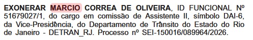 Saída de Penha Bernardes da vice-presidência do Detran-RJ derruba enteado e cunhados que trabalhavam na autarquia 62 WhatsApp Image 2026 05 27 at 13.19.48
