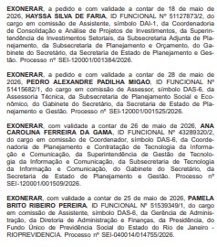 Casa Civil puxa freio de mão nas exonerações, mas número de cortes na semana já chega a 126; Detran e Inea concentram mudanças nesta quinta (28) 64 WhatsApp Image 2026 05 28 at 08.44.23 2