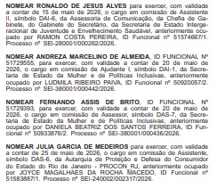 Casa Civil puxa freio de mão nas exonerações, mas número de cortes na semana já chega a 126; Detran e Inea concentram mudanças nesta quinta (28) 68 WhatsApp Image 2026 05 28 at 08.44.25