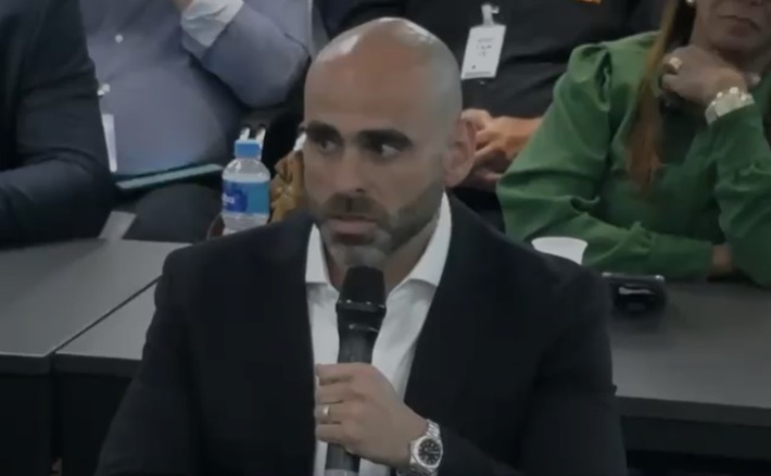 Guilherme Mercês, em depoimento na audiência pública na Alerj: defesa dos incentivos fiscais às empresas