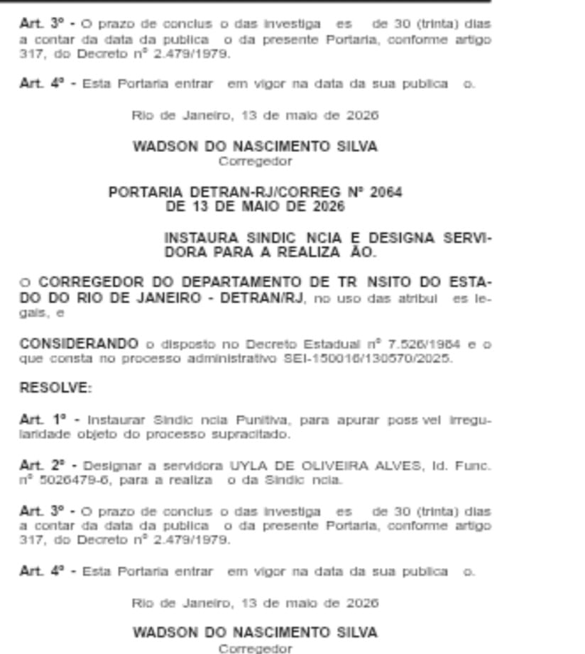 'Faxina' no Detran-RJ avança e autarquia já soma 56 sindicâncias em menos de 60 dias 64 detran1 3