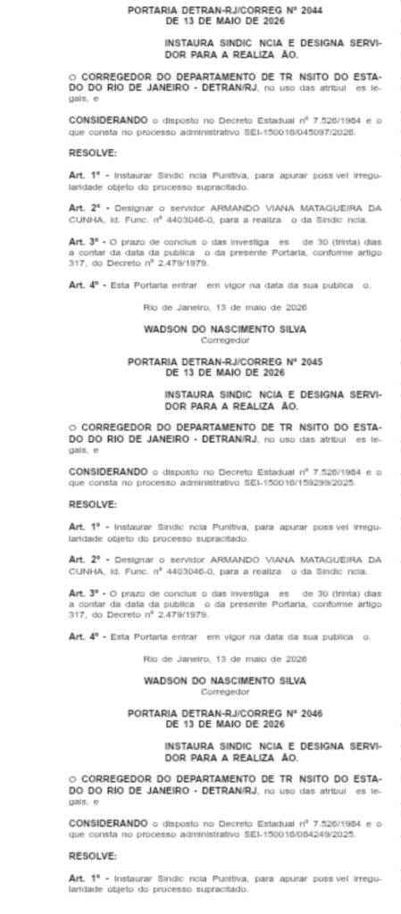 'Faxina' no Detran-RJ avança e autarquia já soma 56 sindicâncias em menos de 60 dias 62 detran3