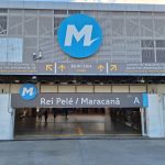 Fachada da Estação Rei Pelé/Maracanã do Metrô Rio