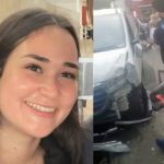 Foto de Mariana Tanaka Abdul Hak, filha de diplomatas morta em atropelamento em Ipanema, e uma imagem de acidente na Zona Sul que terminou na morte da jovem