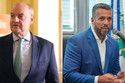 governador em exercício Ricardo Couto e deputado Rodrigo Amorim