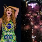 Shakira durante show em Copcabana